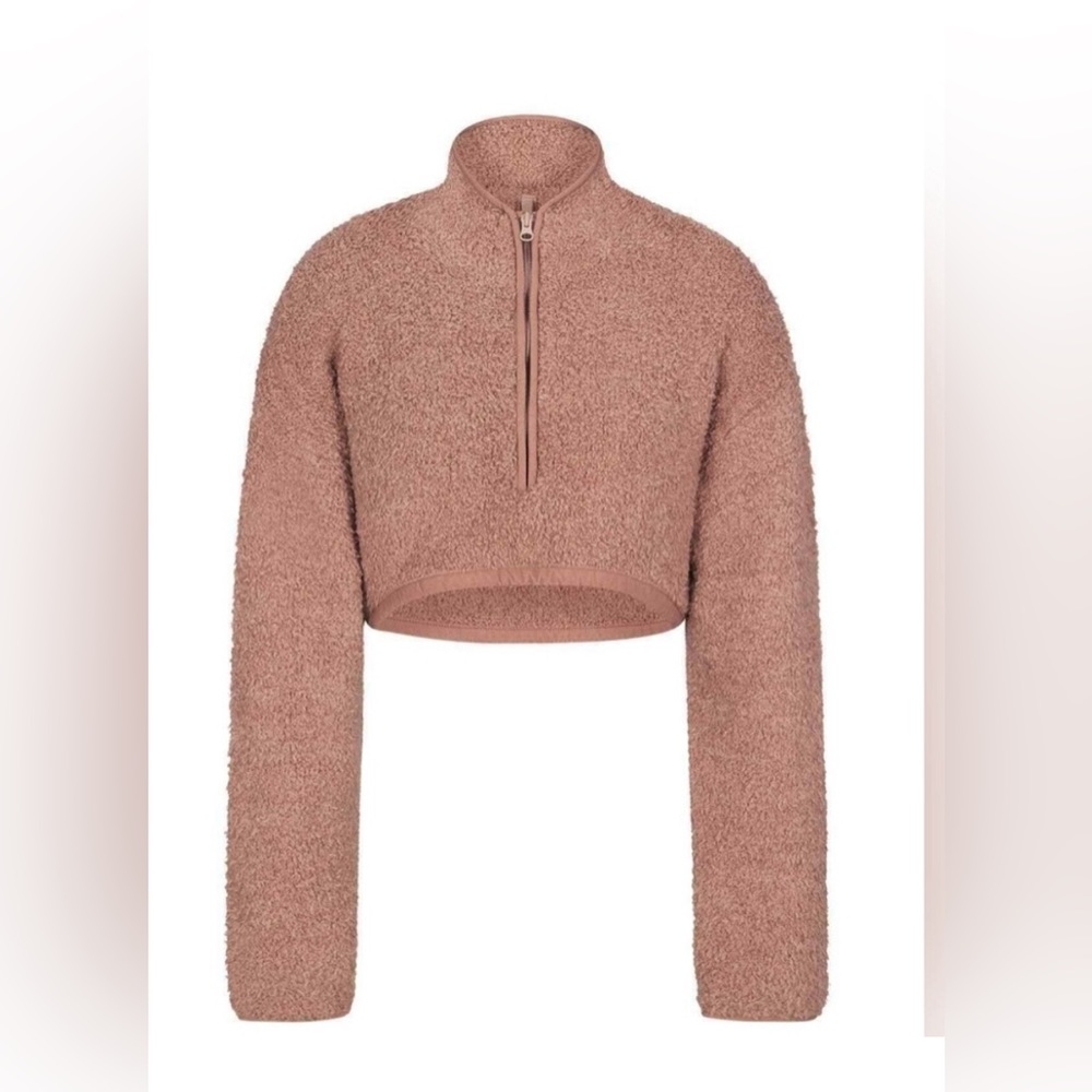Skims Cozy Knit Cropped Pullover - NWT